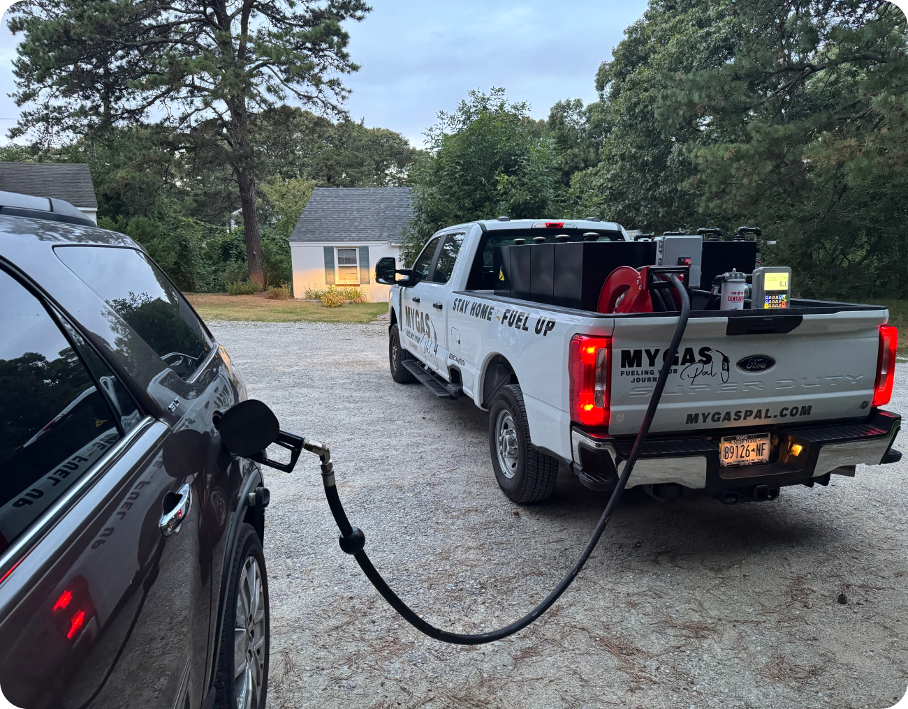 Mobile fuel service in action